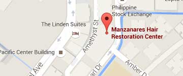 Hair Transplant Manila, Philippines by Manzanares Hair Restoration Center